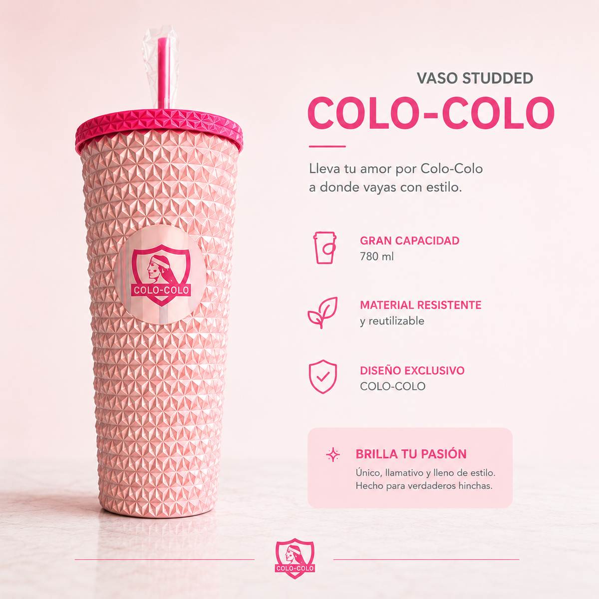 Vaso Colo Colo | STUDDED